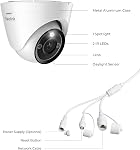 REOLINK 12MP PoE IP Caméra extérieure, 120° Caméra de sécurité à dôme grand angle pour la surveillance à domicile, détection de personnes/véhicules/animaux, 700lm Vision de la nuit couleur, 2 Bien parler, jusqu'à 512GB microSD Carte, RLC-1224A