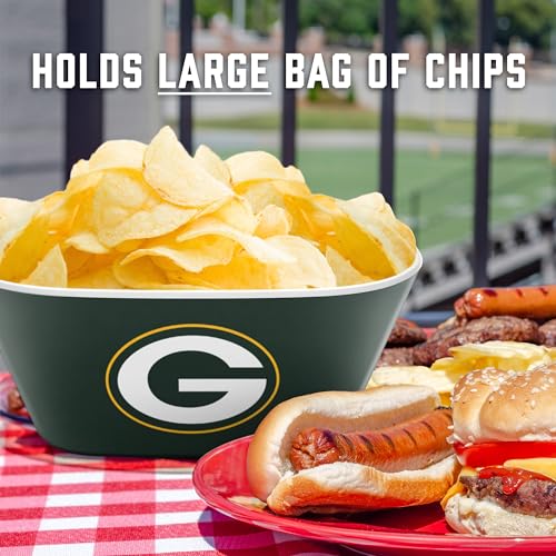 Image of YouTheFan NFL Green Bay Packers Large Party Bowl