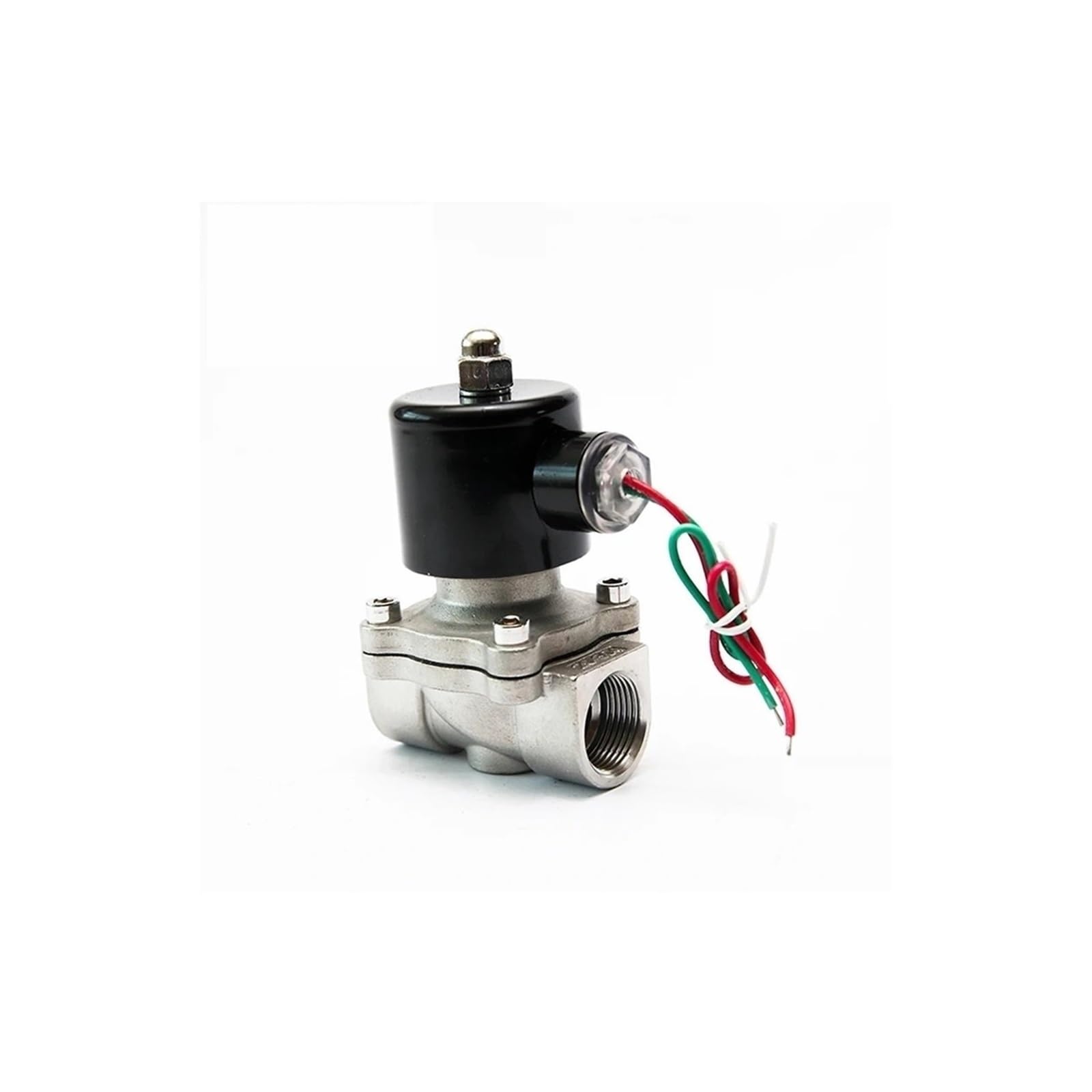 UWUKCJOKQ 1/2" 3/8" 3/4" 1" Normally Closed Stainless Steel 220VAC 12VDC 24VDC 110VAC 24VAC Electric(Npt-110vac)