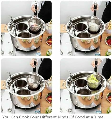 Casserole en pâte en acier inoxydable multifonction pot à vapeur passoire multi trous