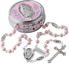 Guadalupe Rosary Pink