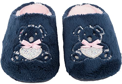 Chicco, Pantofola Mule Tea con Orsetto, Blu (24