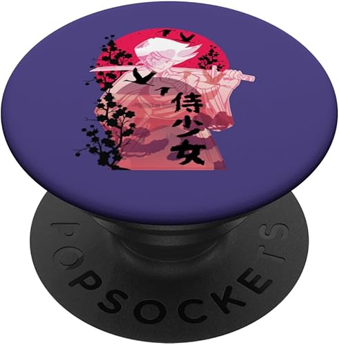 Anime Girl. Mercancía de anime. Estilo japonés Otaku PopSockets de anime japonés intercambiables PopGrip