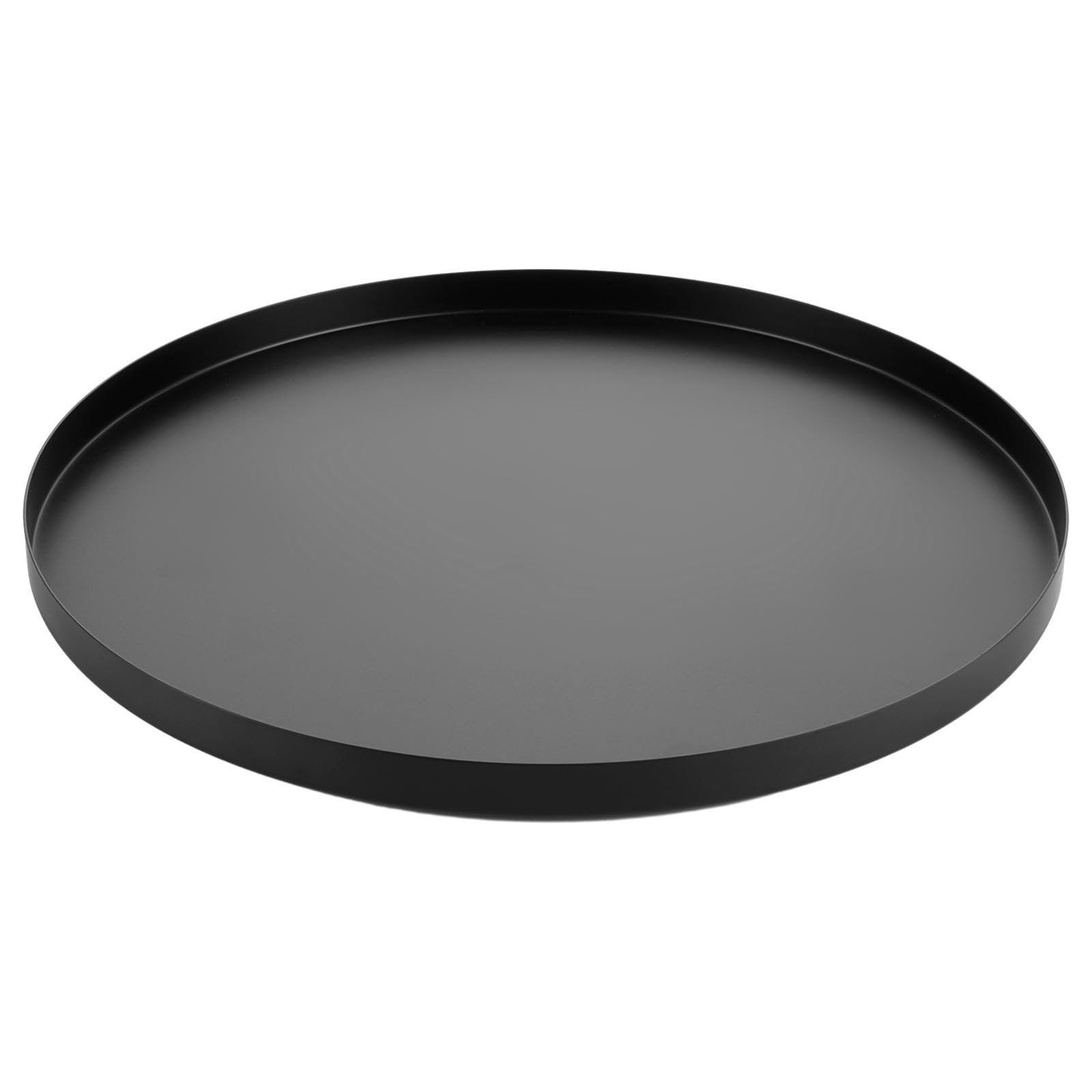 Plateau Rond Noir Plateau De Service Rond En Bois, Plateau De Servic... - Grandado Plateau Antidérapant