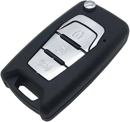 Miniatura 4 de Fundas para llavero de coche para SsangYong Korando Actyon C200 20162017, 3 botones plegables para llave de coche