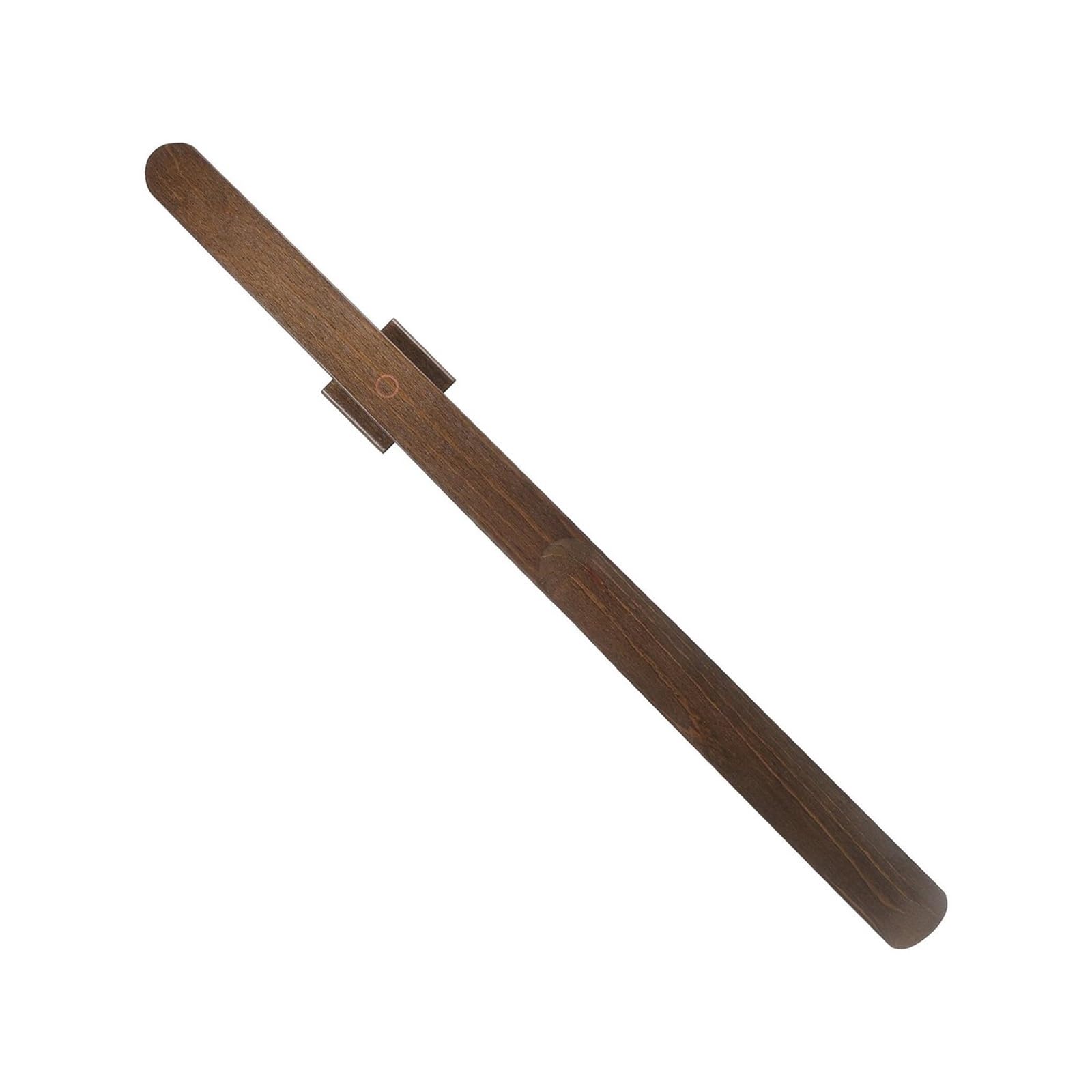 Cuerno de Zapato Calzador magnético de Madera de 55 cm con Mango Largo for Embarazadas Mayores, Nogal Negro Calzadores de pie