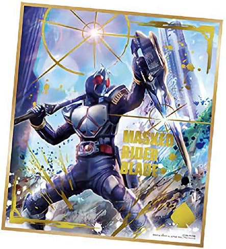 Amazon 14 箔押し仕様 仮面ライダー剣 カテゴリーk 劇画風コレクション 仮面ライダー 色紙art 4 アニメ 萌えグッズ 通販