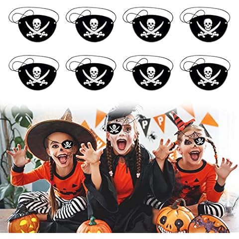 Piraten Augenklappen,Pirate Eye Patches,Augenklappe,Augenklappe Pirat,Augenklappen Piratenparty,Augenklappe Pirat Erwachsene Cover
