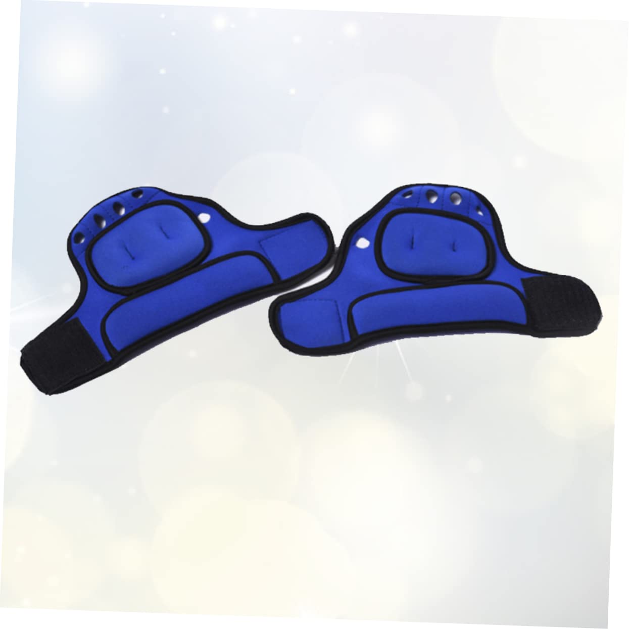 Toddmomy Guantes Peso de 1kg, Par Azul de Poliéster para Gimnasio