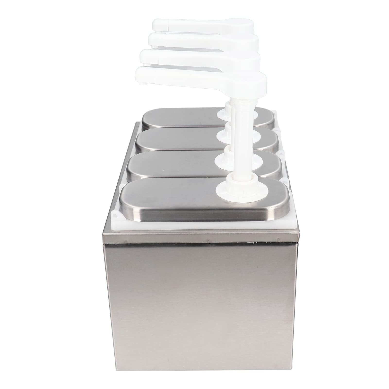 Dispenser per Ketchup, Dispenser per Burro di Popcorn, Pompa per Ketchup con Serbatoio Rimovibile, 1 Litro, in Acciaio Inossidabile per Uso Alimentare, per Ketchup, Condimenti