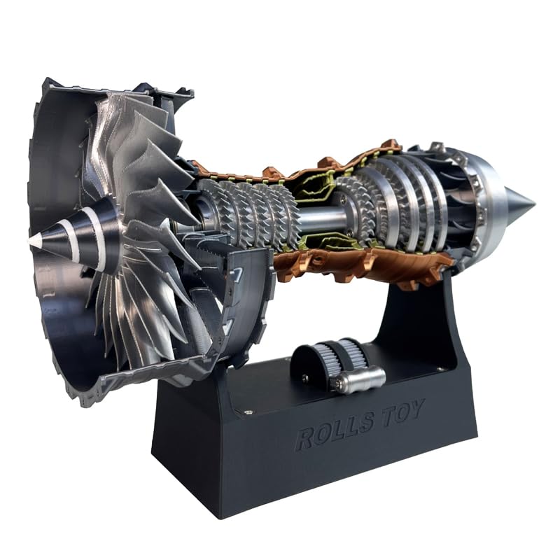 Amazon | ターボファンエンジンモデルキット、空中ターボファン航空機