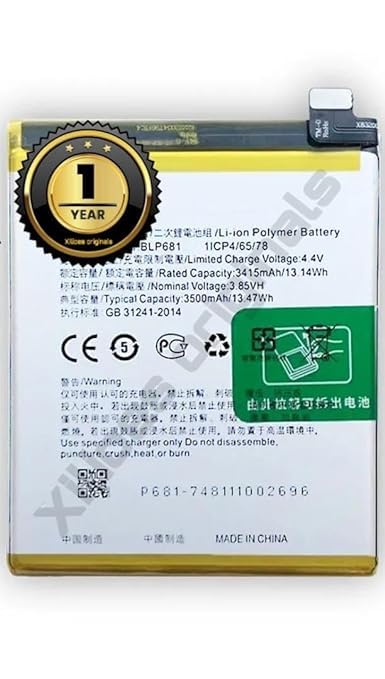 Image of BLP681 Battery for Oppo F9, F9 Pro /R17 CPH1879, PBEM00 Battery with 1 Year Warranty****** (R258)