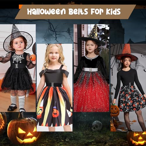 SUOSDEY Girls Wide Waist Kids Belt for Dresses Kids Stretch Elastic Waist Belt for Girls4