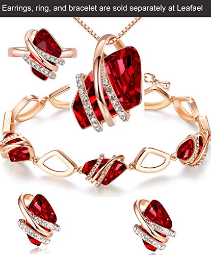 Leafael-Wish-Stone-Pendant-Necklace-with-Birthstone-Crystal-18K-Rose-Gold-PlatedSilvertone-18-2