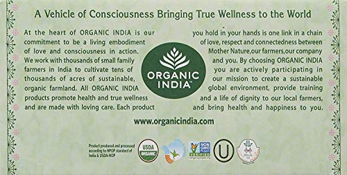 Chá Tulsi Original 25 Sachês - Organic India