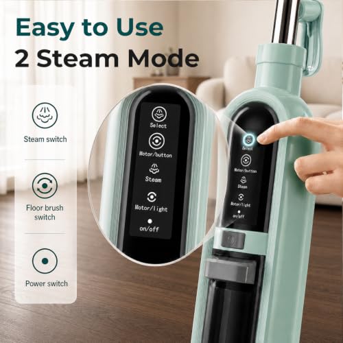 Motorized Scrubbing Steam Mop, 260+ Scrubs/Min, High-Temp Steam - image 7