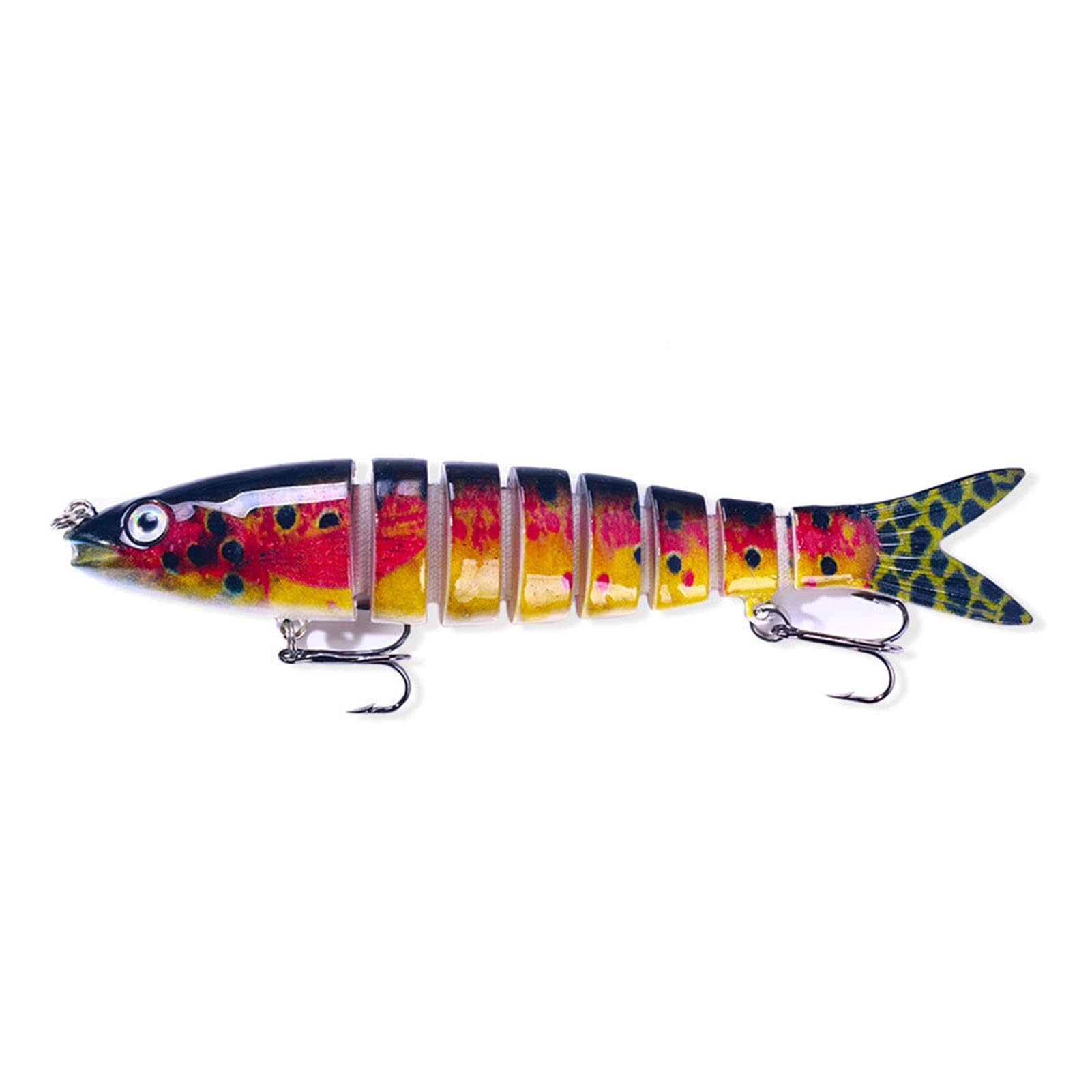 Swimbaits Multiarticolati: Attrattori Di Pesci Premium, Esca Realistica | Swimbait Multiarticolato Per Branzino, Trota E Lucio, Esche Da Pesca Submarina, Attrezzature Da Pesca Durevoli Per Pesca In Ag