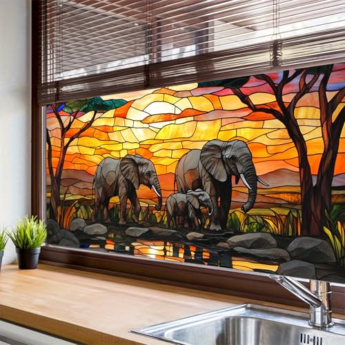 Vinilo Decorativo para Ventana HOMETITUTE 39.3x17.7 pulg miniatura 4