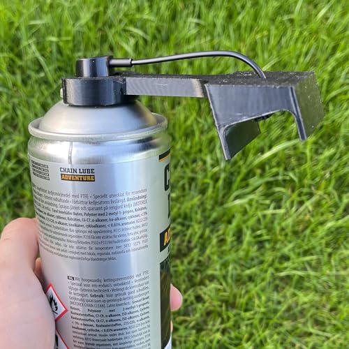 Chain Smeergeleider Tool Motorfiets Ketting Smeermiddel Gids met Dual Spray Compatibel met 428/520/525 Maten (520)