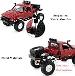 RC Truck 1/16 Scale RC Rock Crawler 2.4G 4x4 Remote Control Offroad Car RC Semi Trucks and Trailer All Terrain Car,2CH Vehicles RTR Hobby Grade Toy Gift Adult Age 16+ (WPL C14)