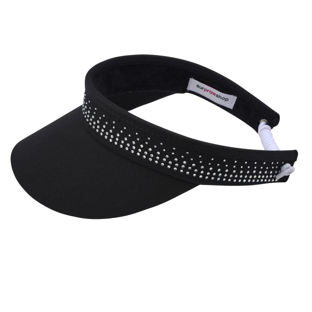 Surprizeshop Womens Golf Embellished Crystal Visor - Visière - Femme