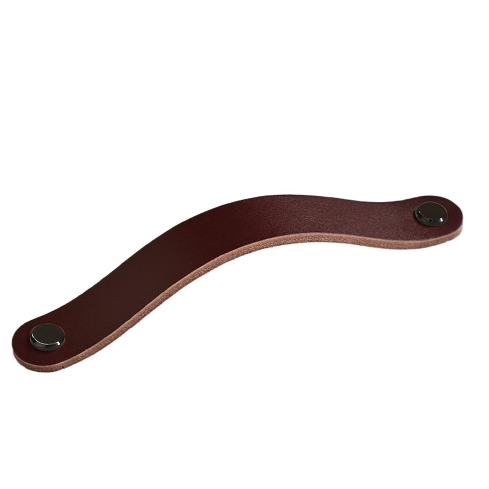 Cqahdsevf Black Leather Drawer Pulls, Leather Furniture Handles, Multicolor, 96-160Mm(,160Mm)