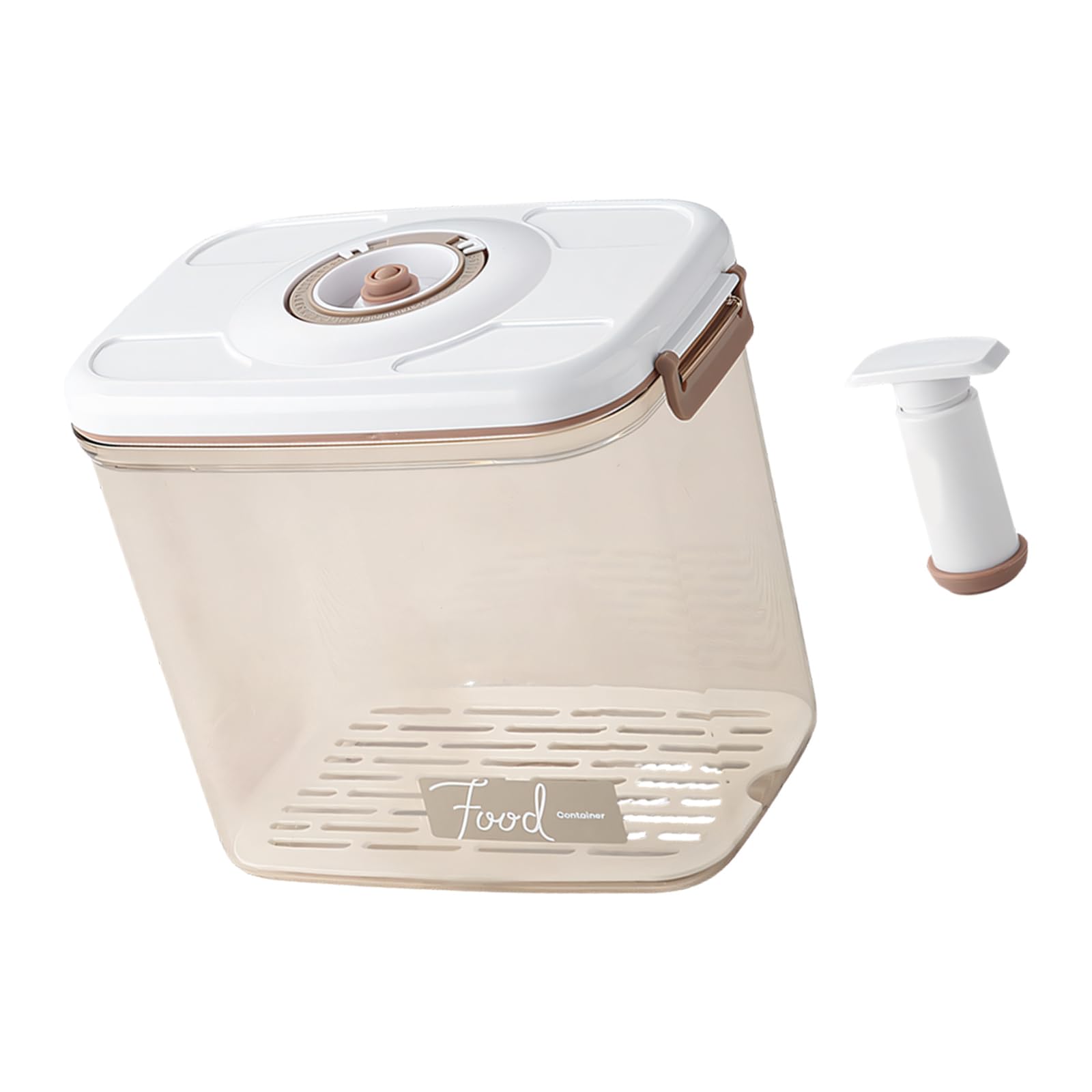 carotoe ABS Sealed Bread Preserver with Vacuum Mechanism and Date Function 4.6 Liter Size New Keep Bread Container