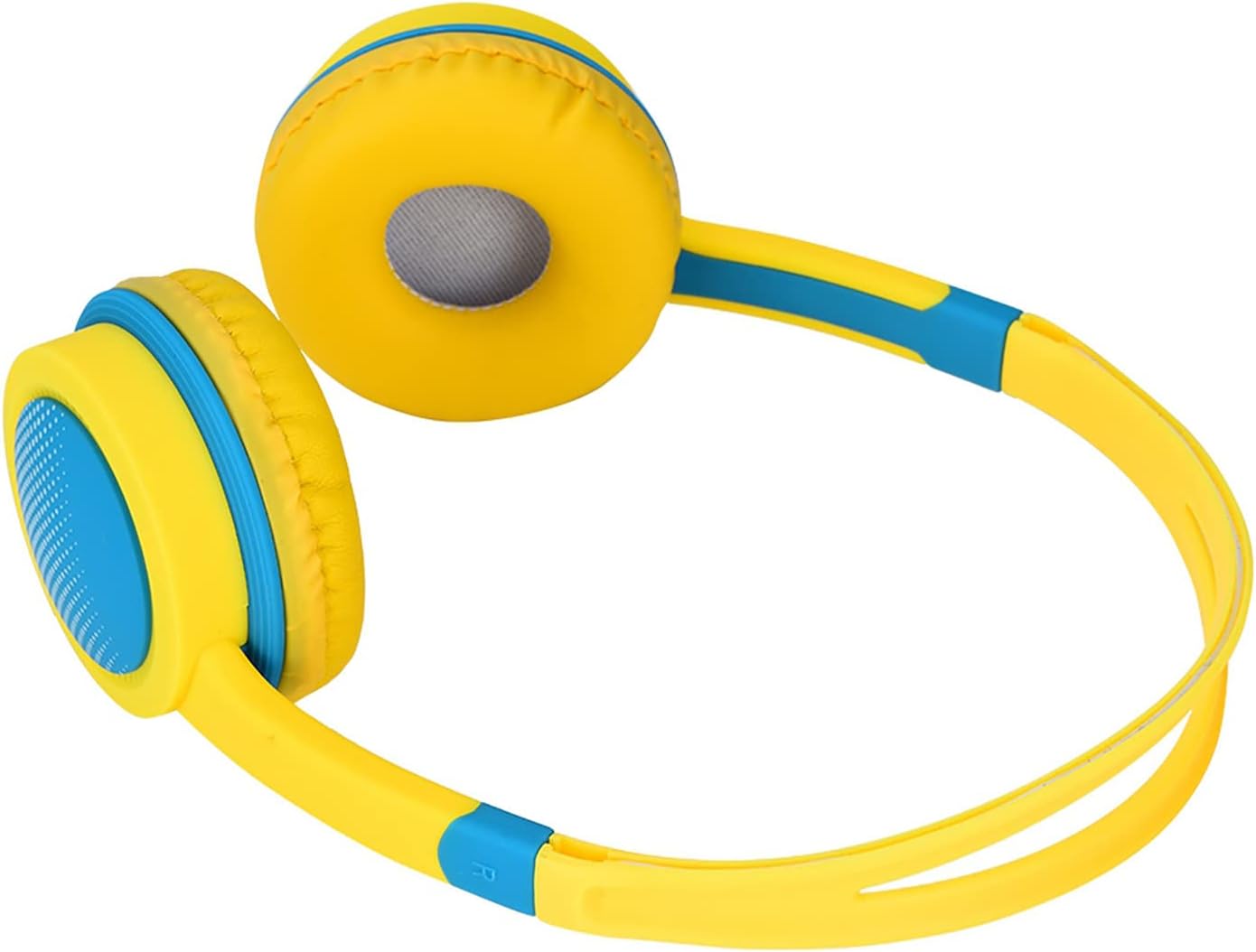 RiToEasysports 85dB Volume Limited with Soft Protein Sponge Earmuffs, Designed for Safety and Comfort, Suitable for Kids Aged 4-12, 30mm Drive Pronunciation Unit (Yellow)