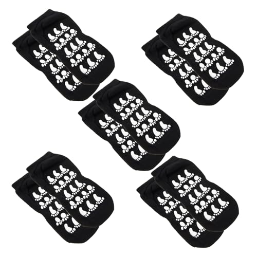 5 Pairs Dotted Socks Socks Trampoline Socks Floor Socks Grip Socks Boat Socks Grip Ankle Socks