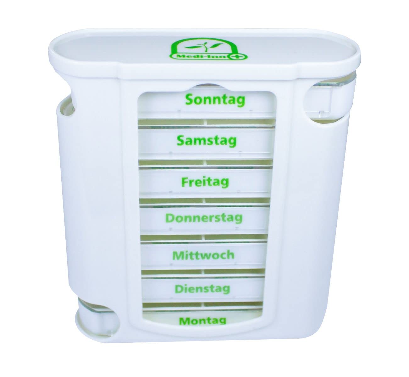 Medi-Inn Wochendispenser 7 Tage Tablettenbox N11484-w, weiß (40 Stück)