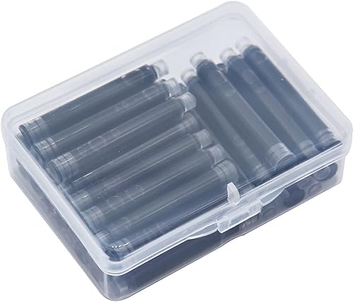 Miniatura 4 de SIPLIV 35 cartuchos de tinta, 0.134 in de diámetro de diámetro, pluma estilográfica de caligrafía, cartuchos de tinta de repuesto para pluma