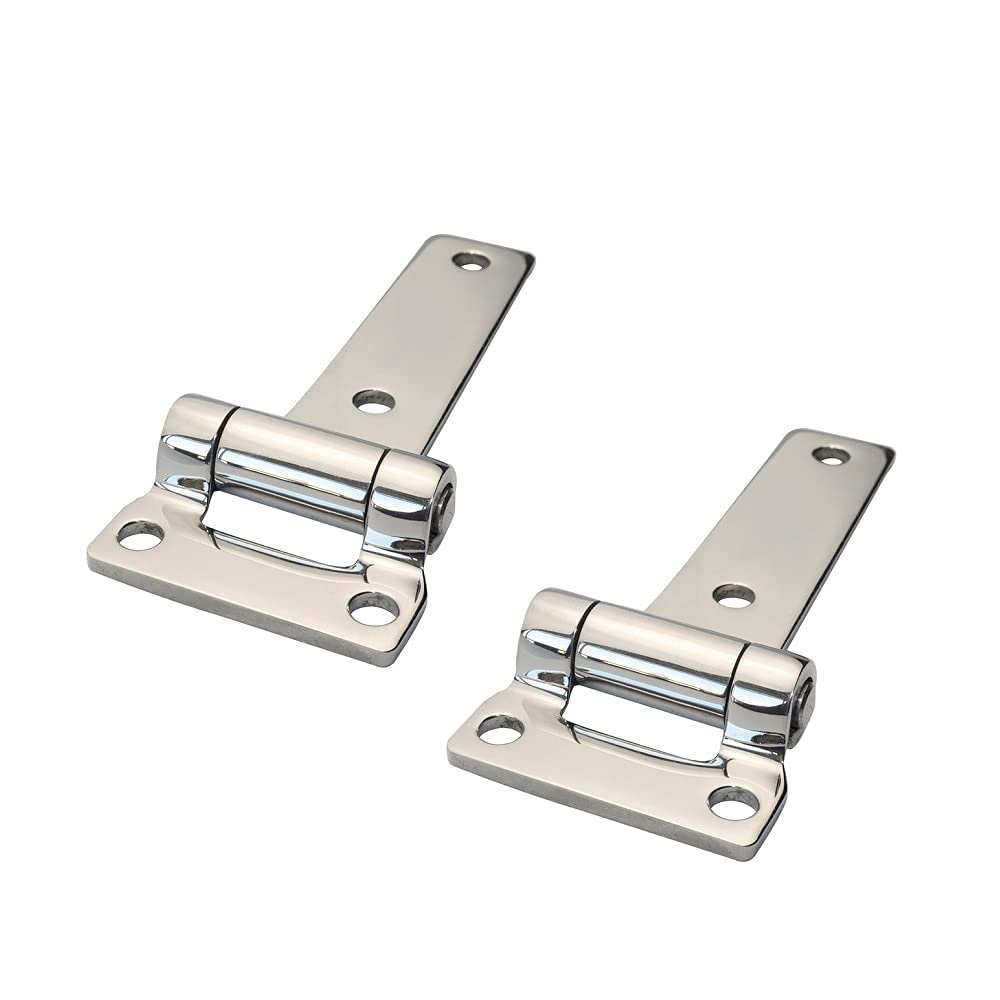 Hinge, Mirror 304 Stainless Steel 135mm T Heavy Duty Marine Boat Yachts Hardware Door for Container