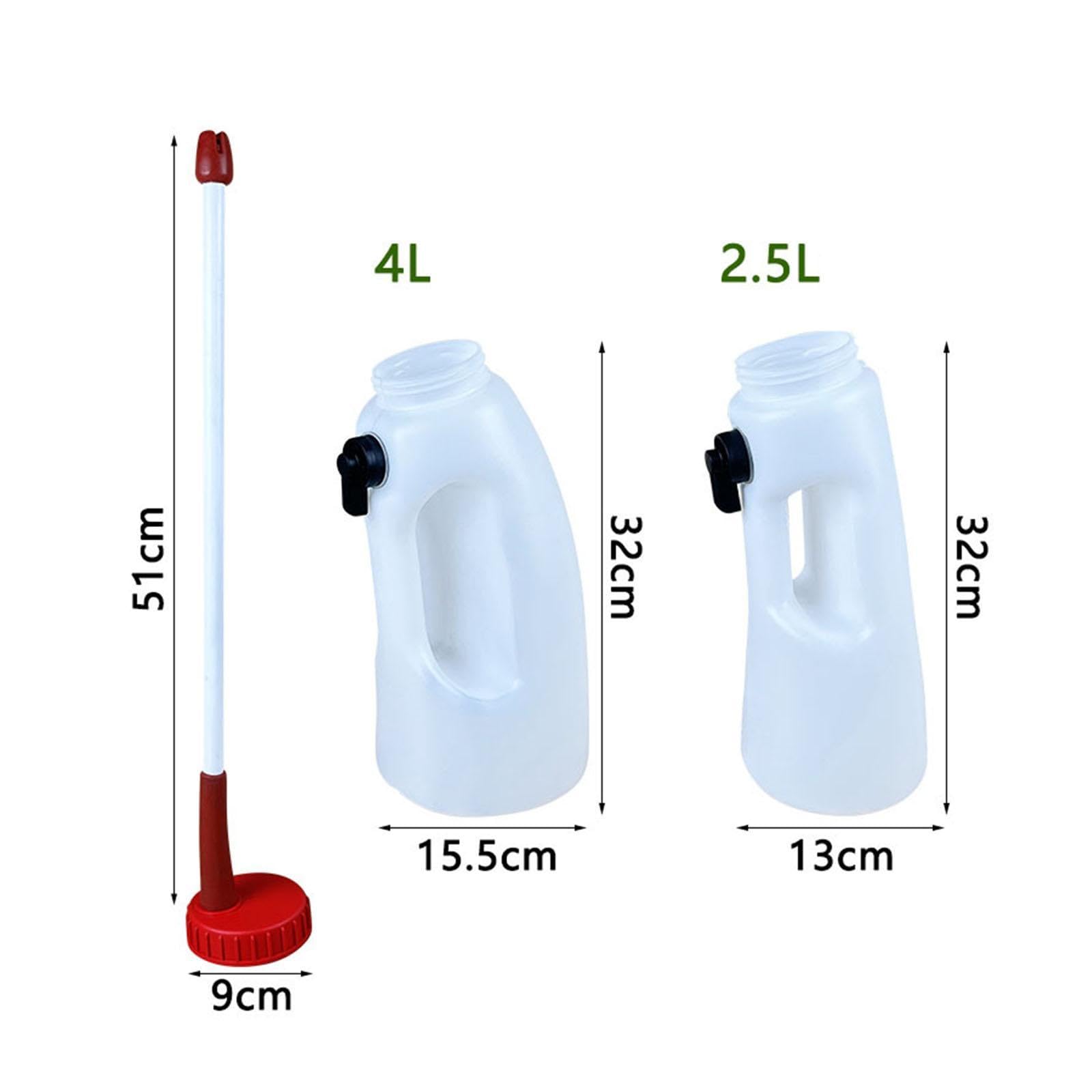MagiDeal Mangiatoia per vitelli, per Pecore e agnelli con Manico, per vitelli per Forniture di Bestiame, Alimentazione di agnelli e Mucche, 2.5 L