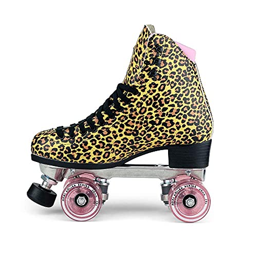 Moxi Skates - Ivy Jungle - Fashionable Womens Roller Skates | Leopard | Size 3 #TOP4
