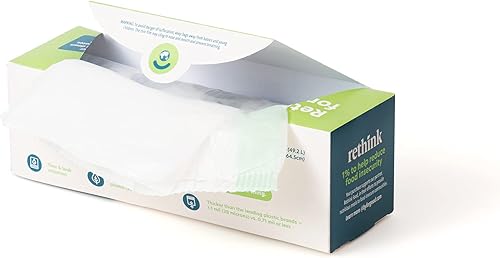 for good Bolsas de basura compostables para cocina de 13 galones de alto, forro biodegradable con cordón, bolsas de basura extra fuertes,