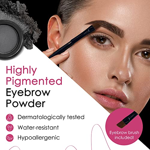 Marie-José Eyebrow Powder, High Colour Pigmentation, Cruelty-Free & Vegan, Natural & Even Eyebrows, Compact box - Image 3