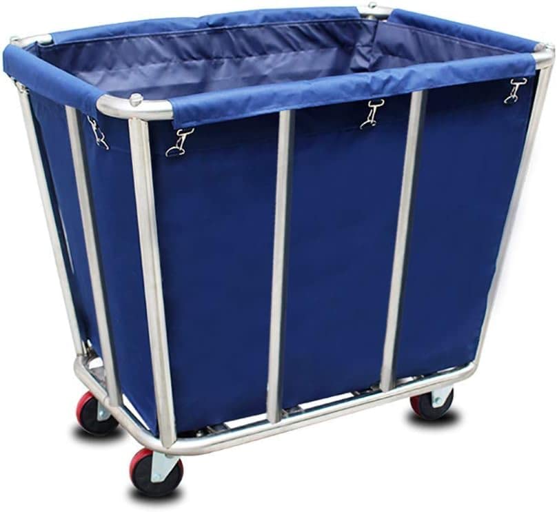 Carritos móviles Grandes, carretillas manuales para Cocina, Carro móvil para Ropa Blanca en hoteles y vestíbulos, Carro de Recogida desmonta