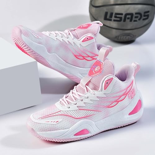 Mens Womens Couples Lace Up Mid Top Casual Sneakers Rubber Sole Non Slip Basketball Sneakers Comfortable and Breathable Running ShoesWear Resistant and Durable Fitness Training Shoes Walking Shoes3