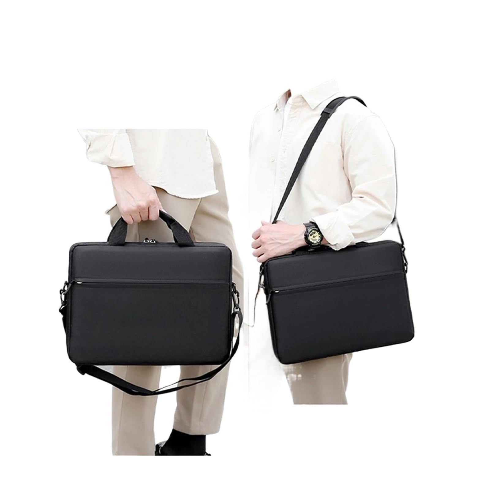 Custodia per laptop da 14-15,6 pollici, custodia protettiva impermeabile per notebook e tablet, borsa portatile da viaggio con manico (14/15/15,6 pollici), leggera e resistente (rosa 15,6 pollici)