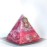 Soul-Terra-Aries Zodiac Mystery Crystal Pyramid Candle-Real Crystals, Rings, Amulets and/or Runes Inside-12 Zodiacs-Natural Hemp Wick-75 Hours Burn Time-Candles with Healing Crystals
