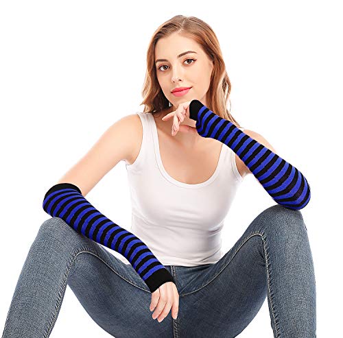 Image of Bienvenu Punk Gothic Rock Long Arm Warmer Fingerless Gloves