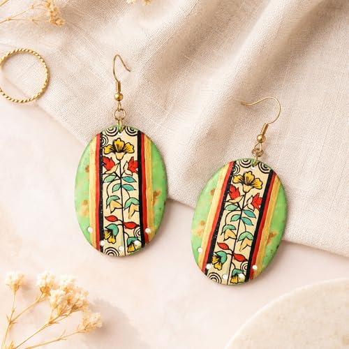 Image of Boho Ethnic Earrings Collection for Women - Colorful Tassel, Hoop, Stud, Drop, Chandelier & Huggie Styles Inspired by Festival Fashion
