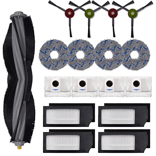 �������i�A�N�Z�T���[�L�b�g ECOVACS DEEBOT X1 Omni/X1 Turbo/X1 Plus ���{�b�g�|���@�ɓK���A�_�X�g�o�b�O 4 �A���b�v�N���X�p�b�h 4 �A���[���[�u���V 1 �A�T�C�h�u���V 4 �A�t�B���^�[ 4 ��