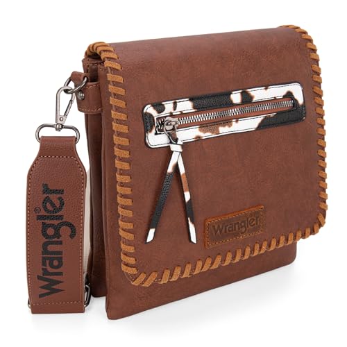 Wrangler Crossbody Bags for Women Satchel Purse Medium Shoulder Handbags with Detachable Guitar Straps WG72-93601BR - image 4