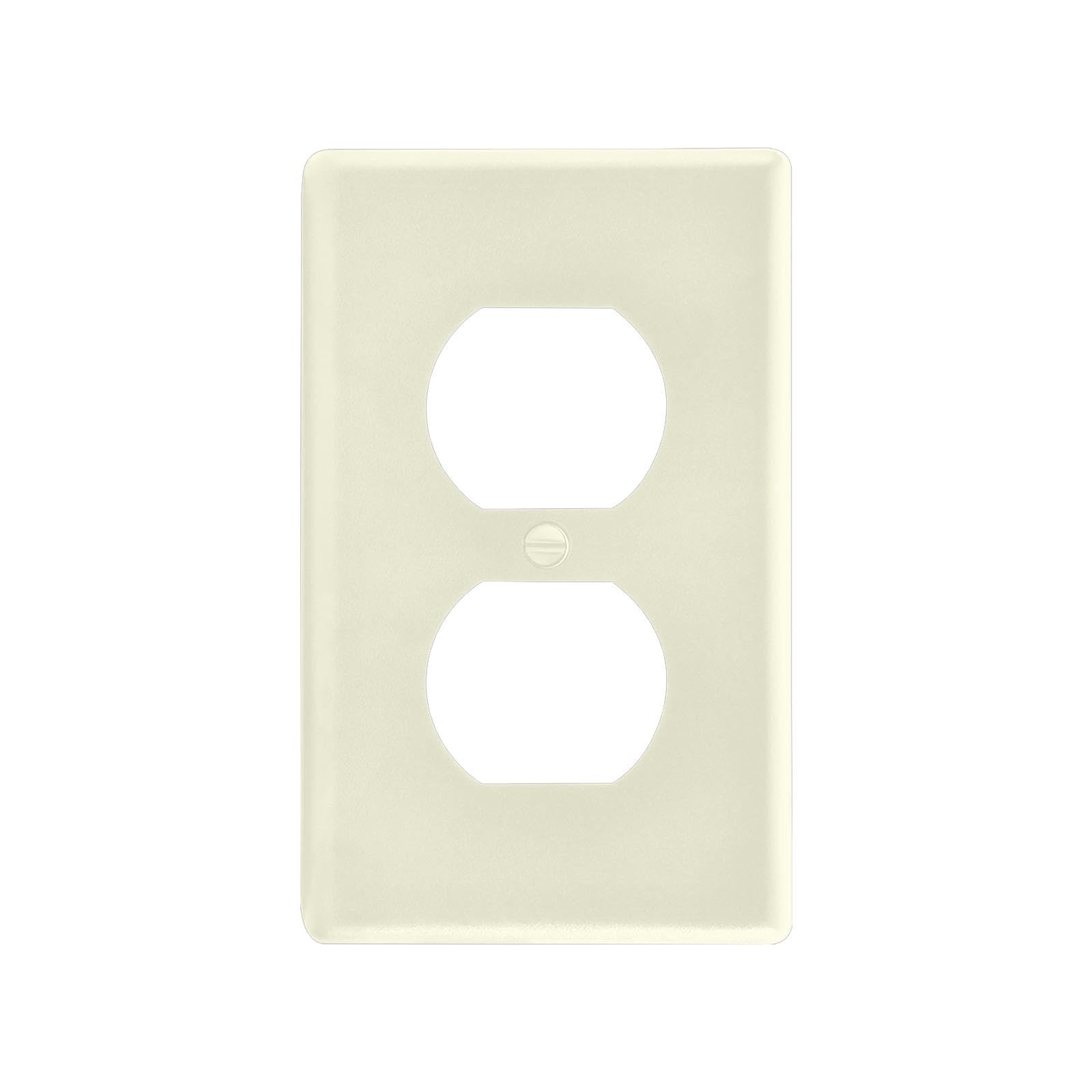Abstract Waves Duplex Outlet Wall Plate - 1-Gang Standard Size (4.53" X 2.76") For Home & Office Decor
