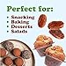 Food to Live Organic Deglet Noor Dates, 2 Pounds – Pitted, Non-GMO, Soft & Juicy, Unsulfured, Raw, Dried Fruit, No Sugar Added, Vegan, Kosher, Paleo, Sirtfood, Bulk, Good Source of Dietary Fiber.