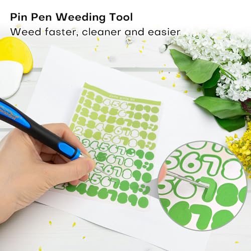 Outil de désherbage vinyle NEWISHTOOL stylo à épingles scrapbooking - 7