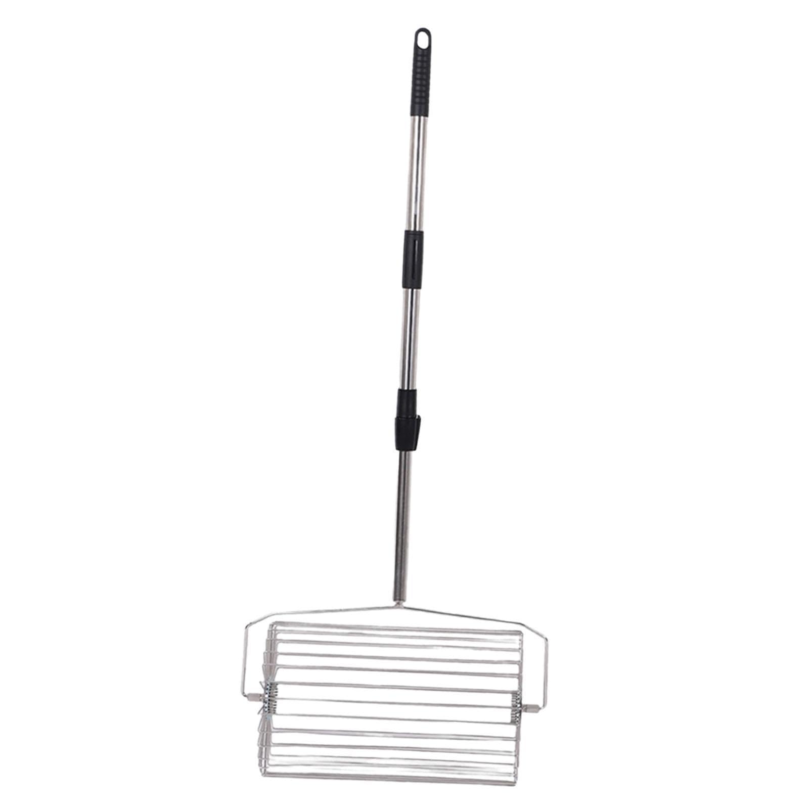Raccoglitore Palline Tennis Padel,L | acciaio inossidabile, manico telescopico, raccolta rapida, adatto a campi duri