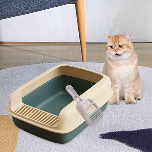 Arenero para gato grande con cuchara y lados altos miniatura 5