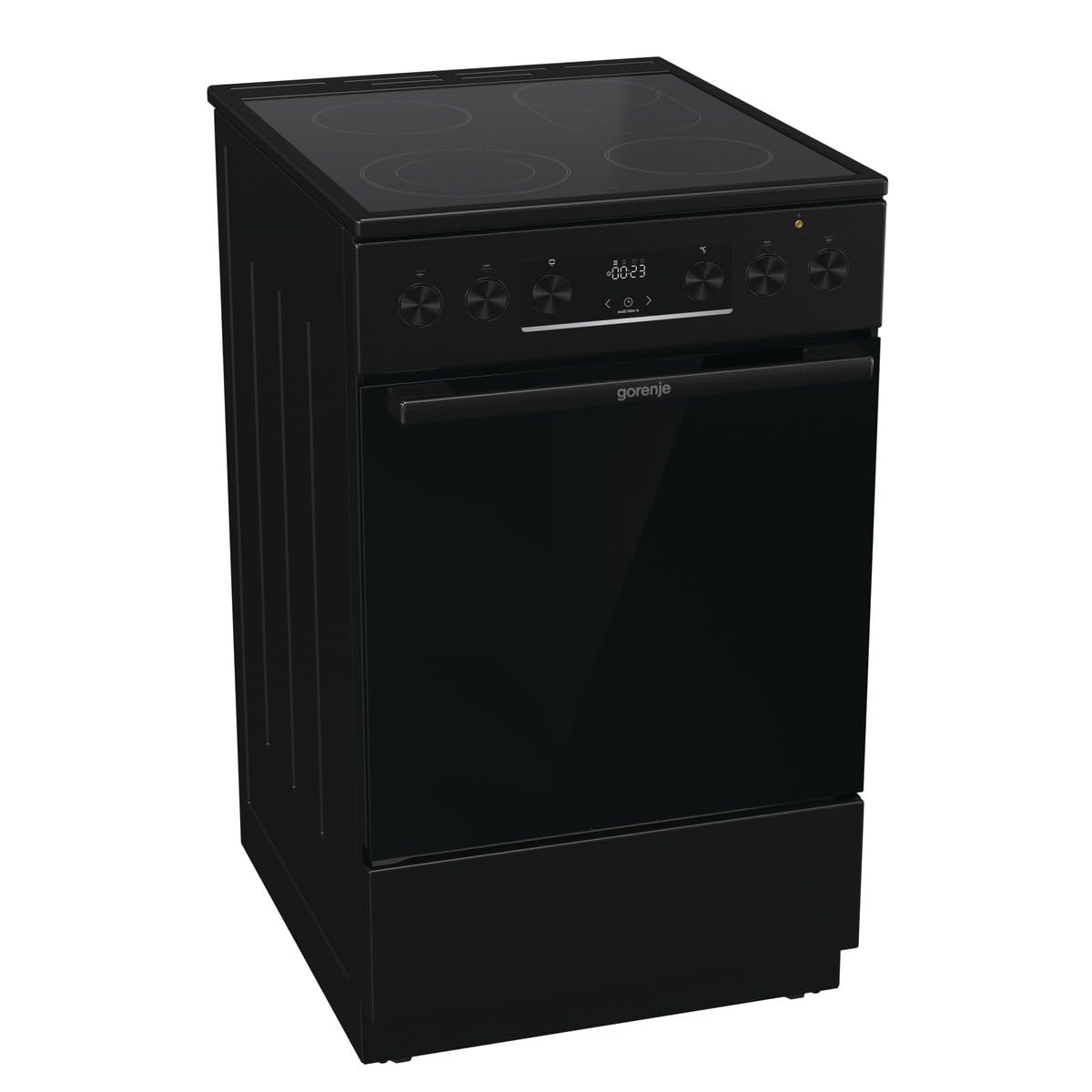 Gorenje GECS5C70BPA Elektro-Standherd 50cm 70 Liter Glaskeramik-Kochfeld schwarz
